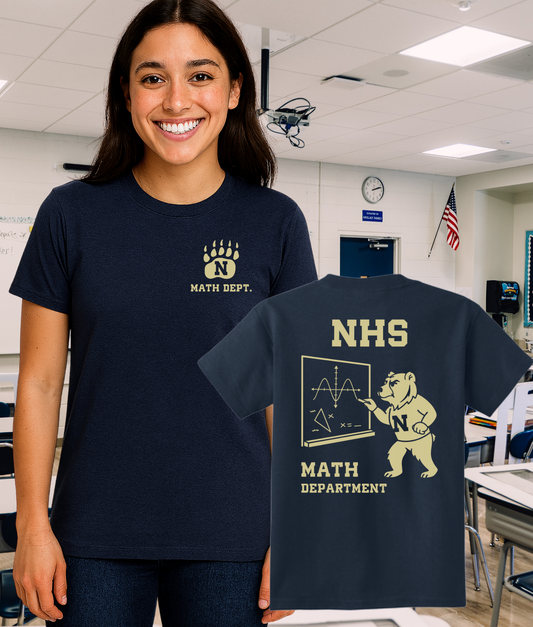 NHS Math Dept. Ladies Tee