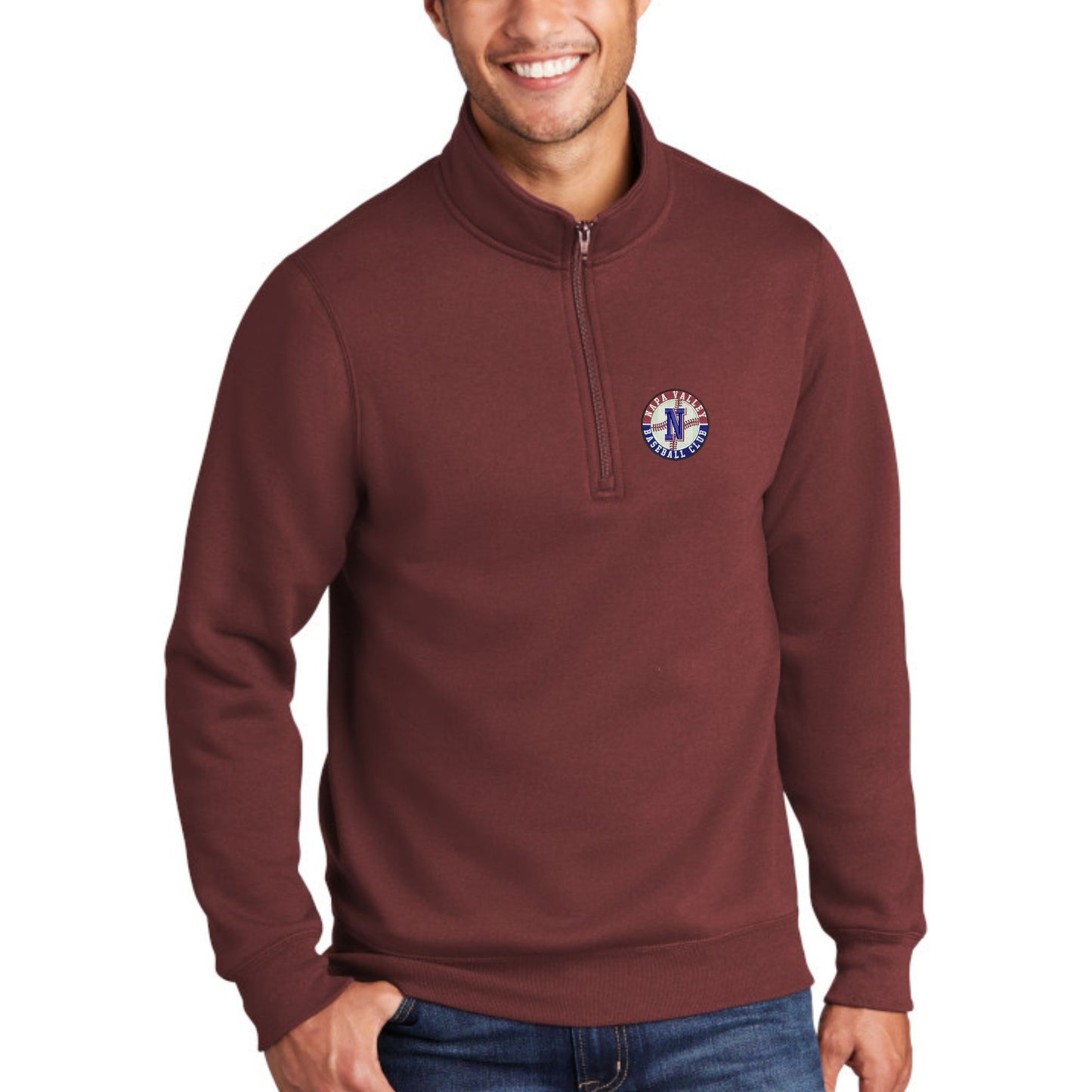 NVBC 1/4 Zip Pullover - Unisex - Emb