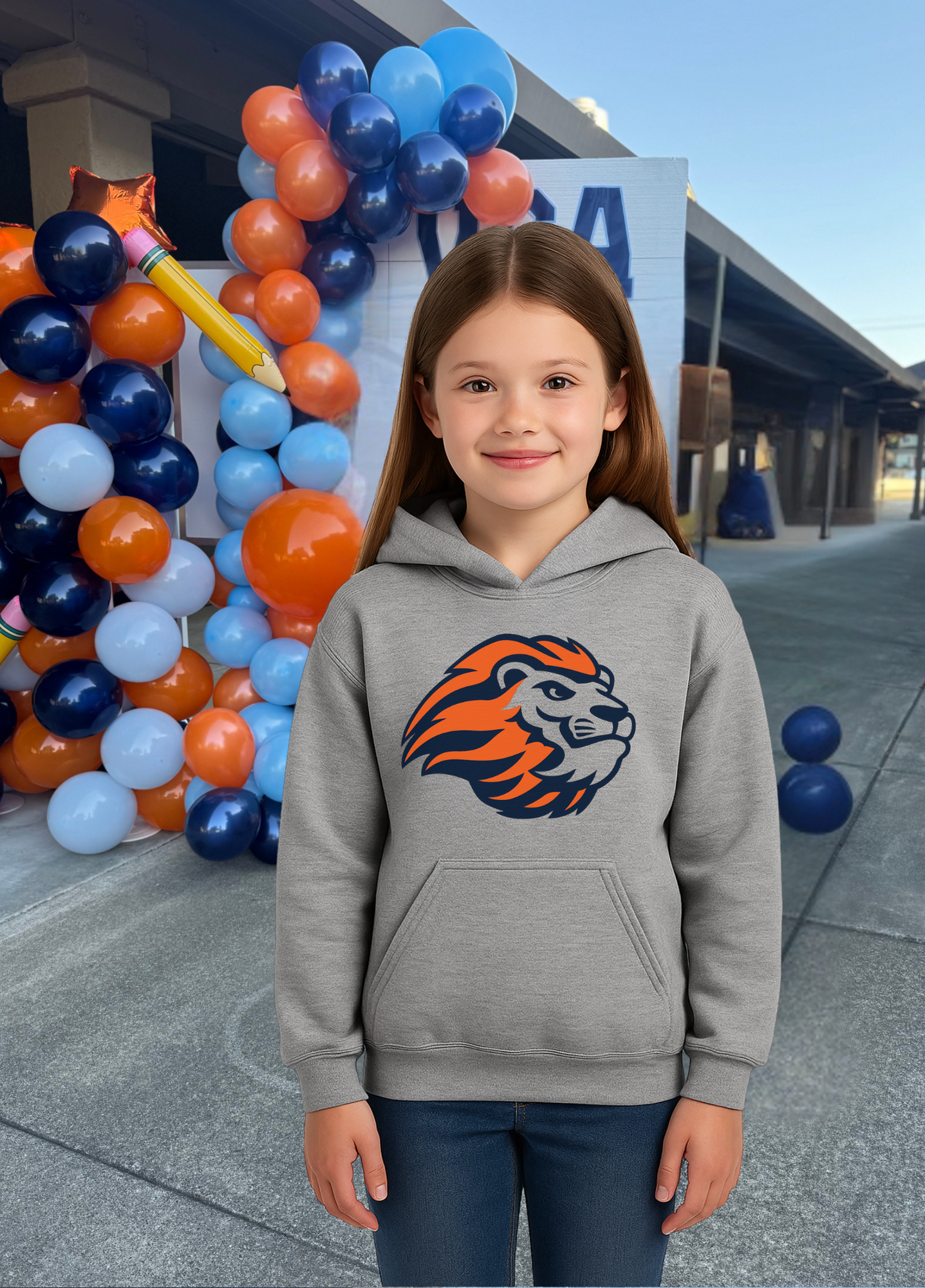 Youth Lion Head Hoodie