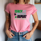 Teach Inspire Repeat Short Sleeve Tee