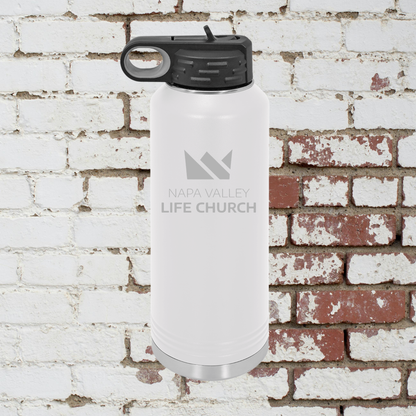 Napa Valley Life Church 40oz. Insulated Water Bottle