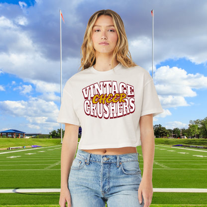 VHS Cheer Cropped Tee