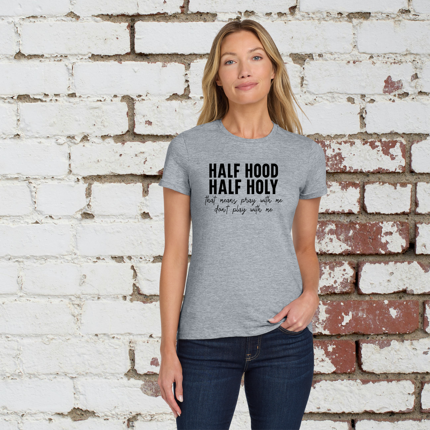 Half Holy Unisex Tee