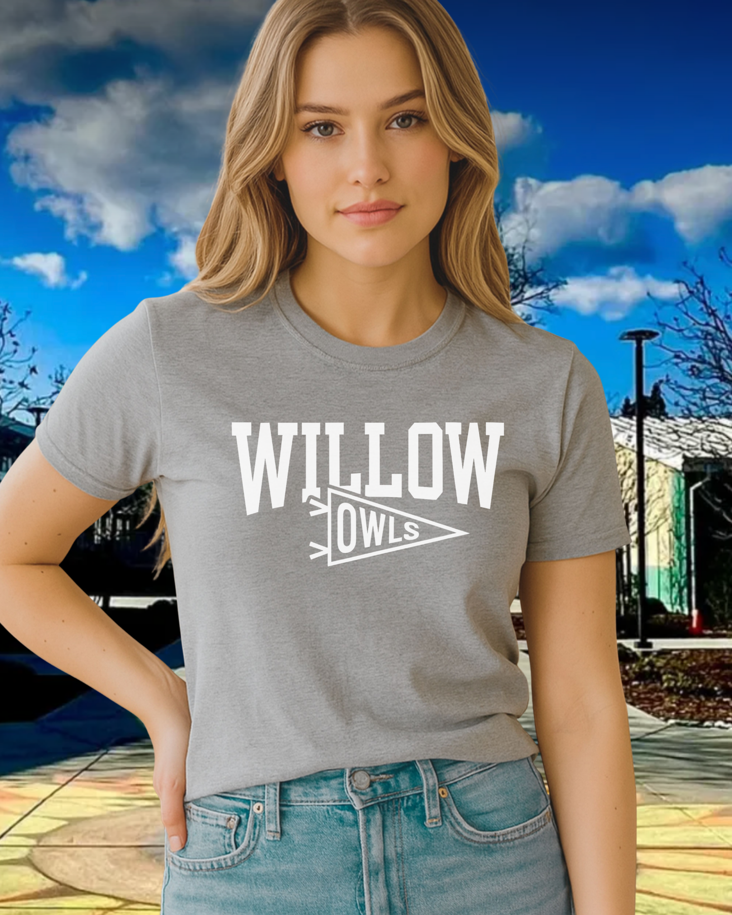 Willow Pennant Ladies Tee