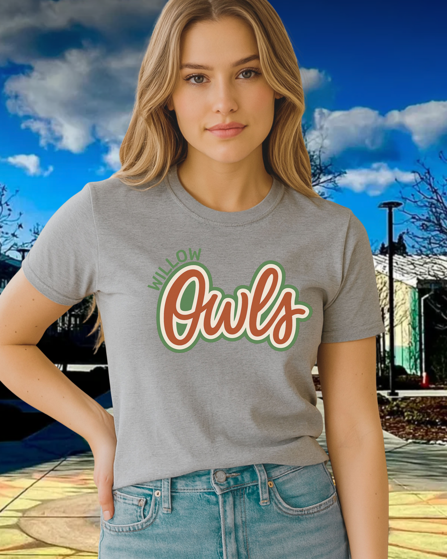 Willow Owls Retro Tee
