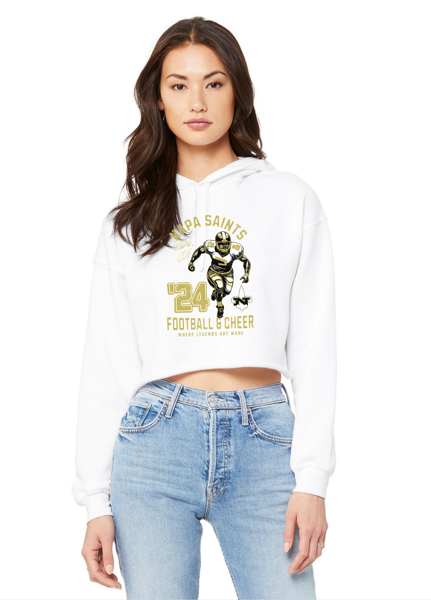 Napa Saints 24' Cropped Hoodie