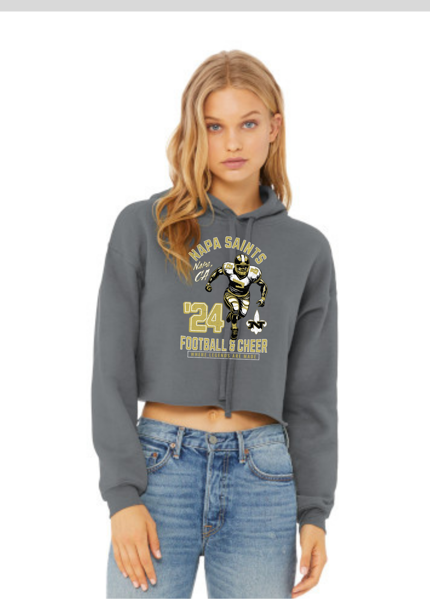 Napa Saints 24' Cropped Hoodie