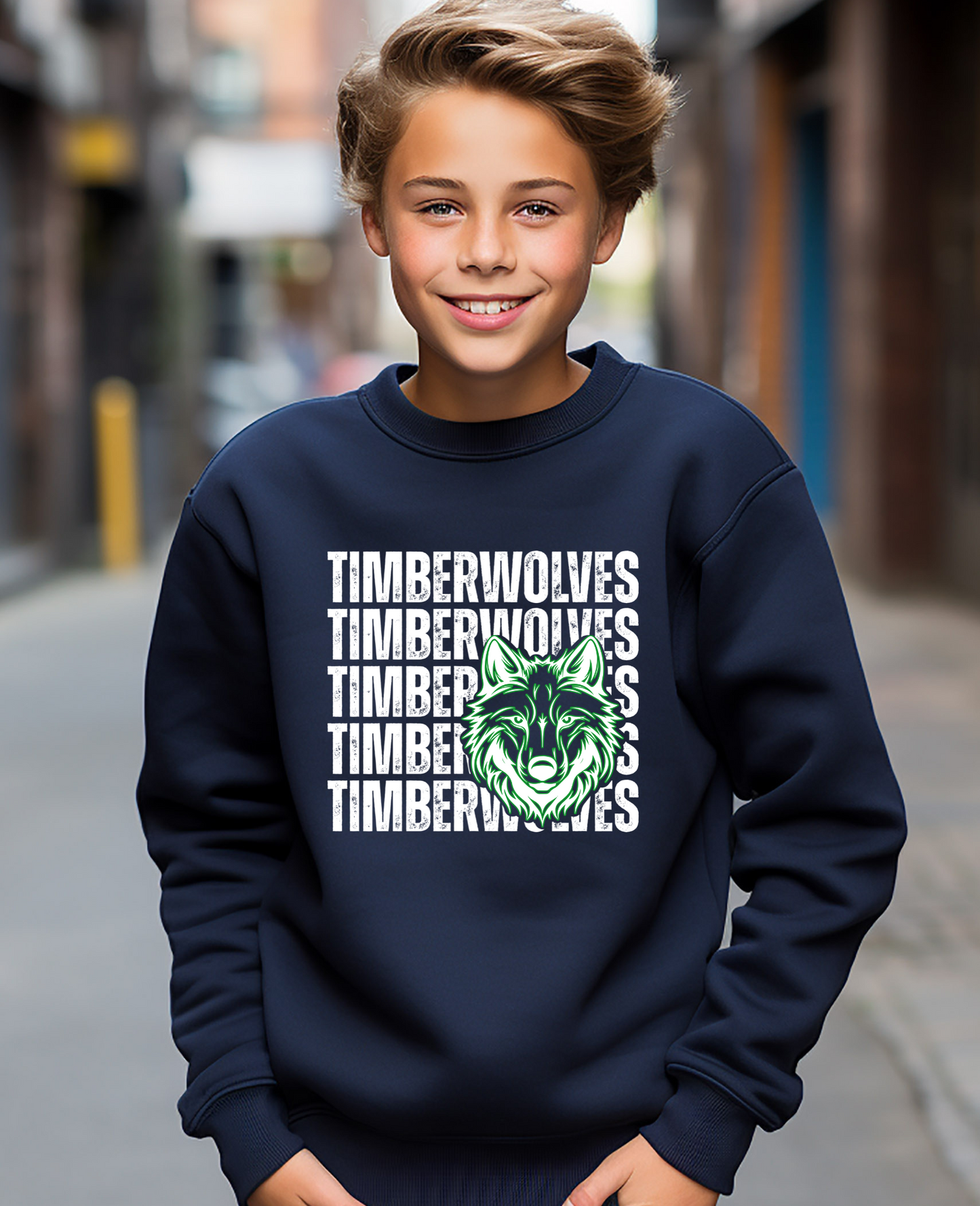 Youth Timberwolves Crewneck