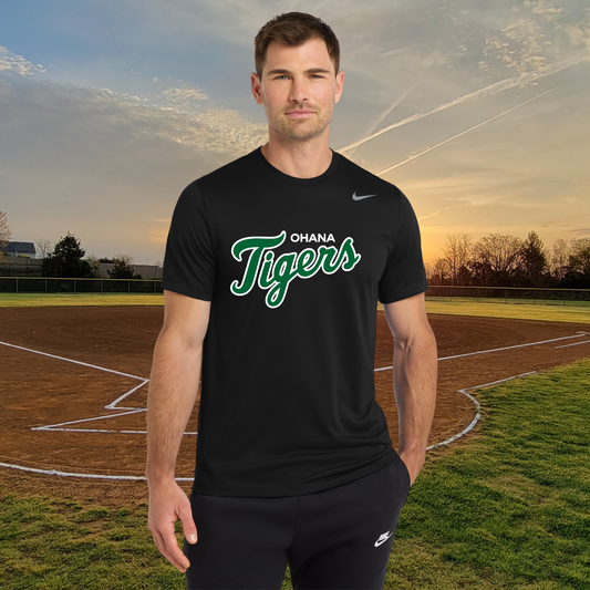 Ohana Tigers Script Nike Unisex rLegend Tee