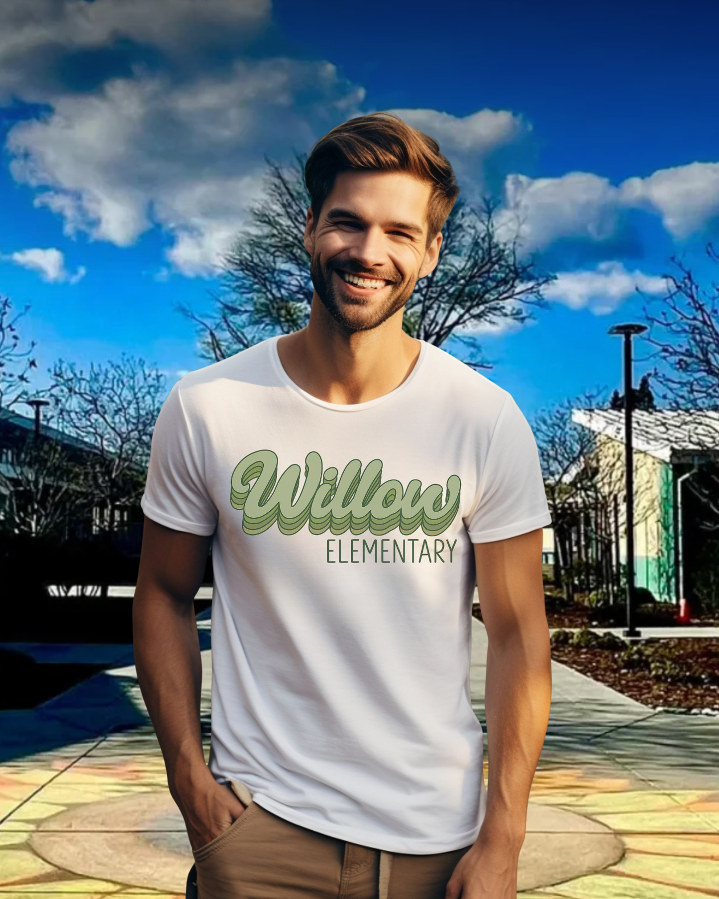 Willow Elementary Retro Tee