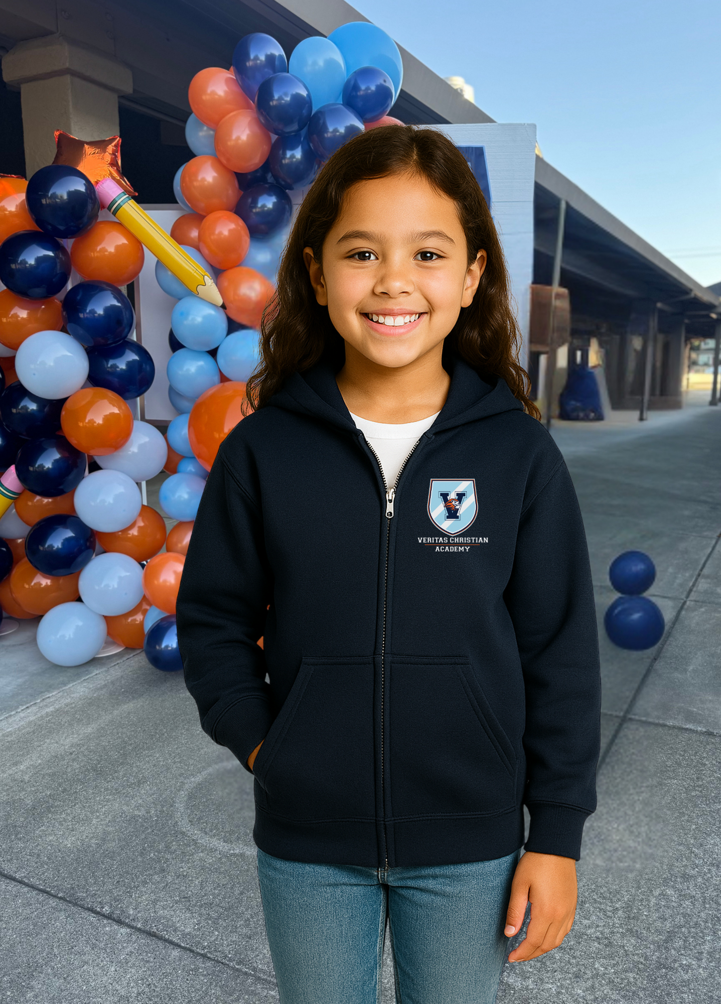 Youth VCA Shield Full Zip Hoodie