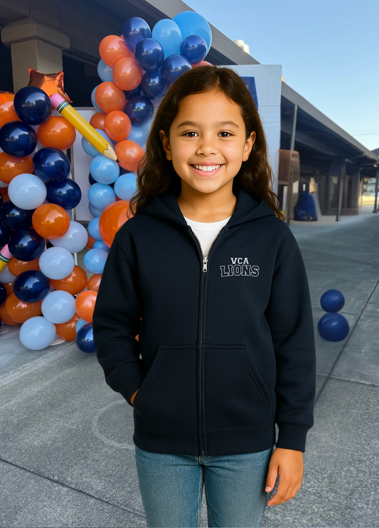 Youth VCA Lions Full Zip Hoodie