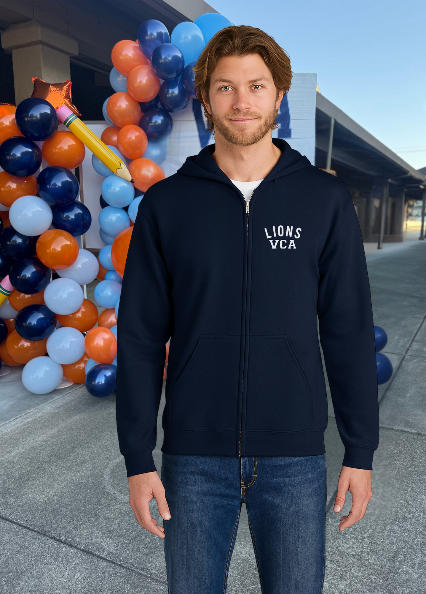 Unisex Lions VCA Full Zip Hoodie