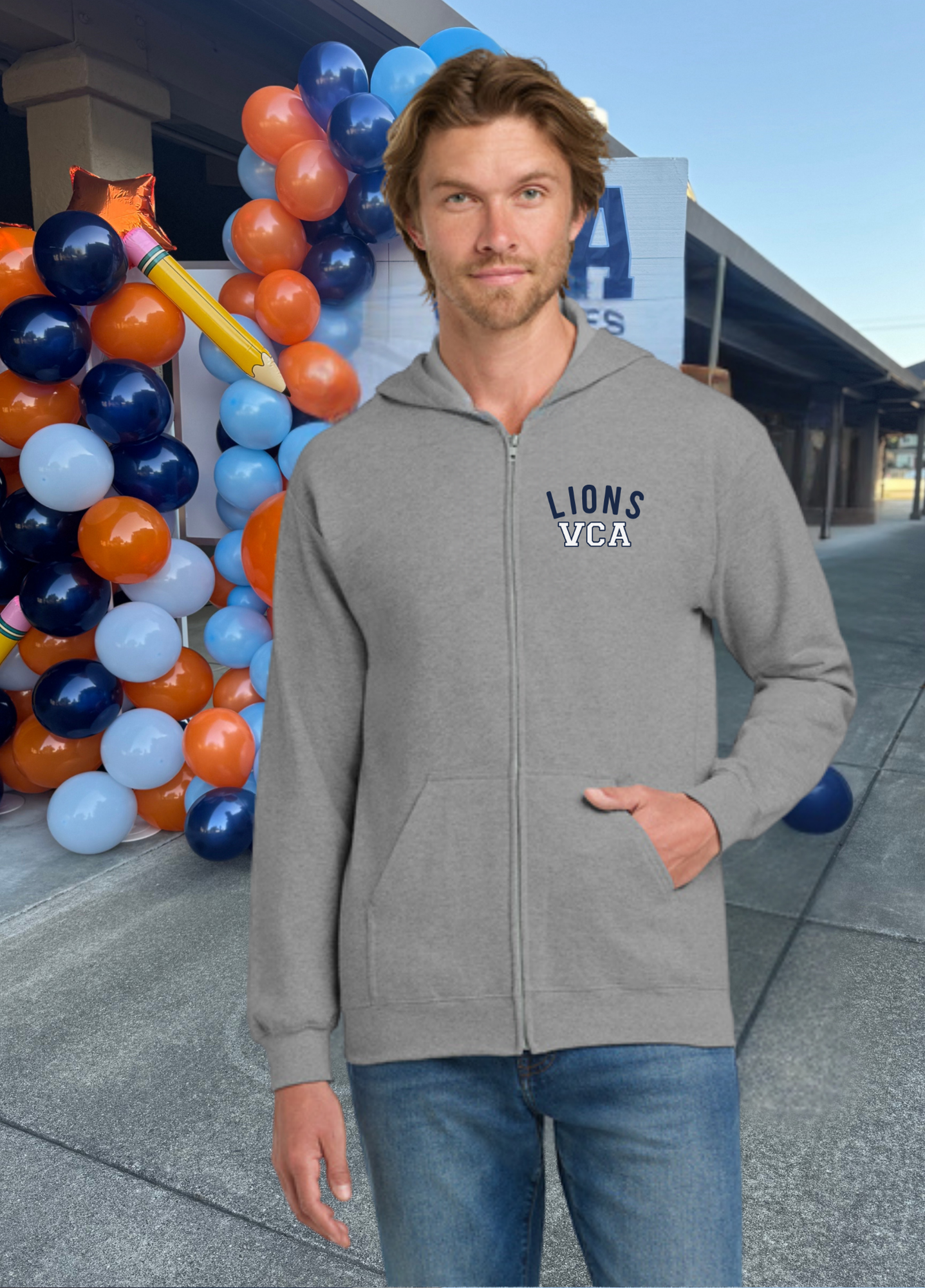Unisex Lions VCA Full Zip Hoodie