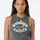 Sundays are for Saints Cropped Tank