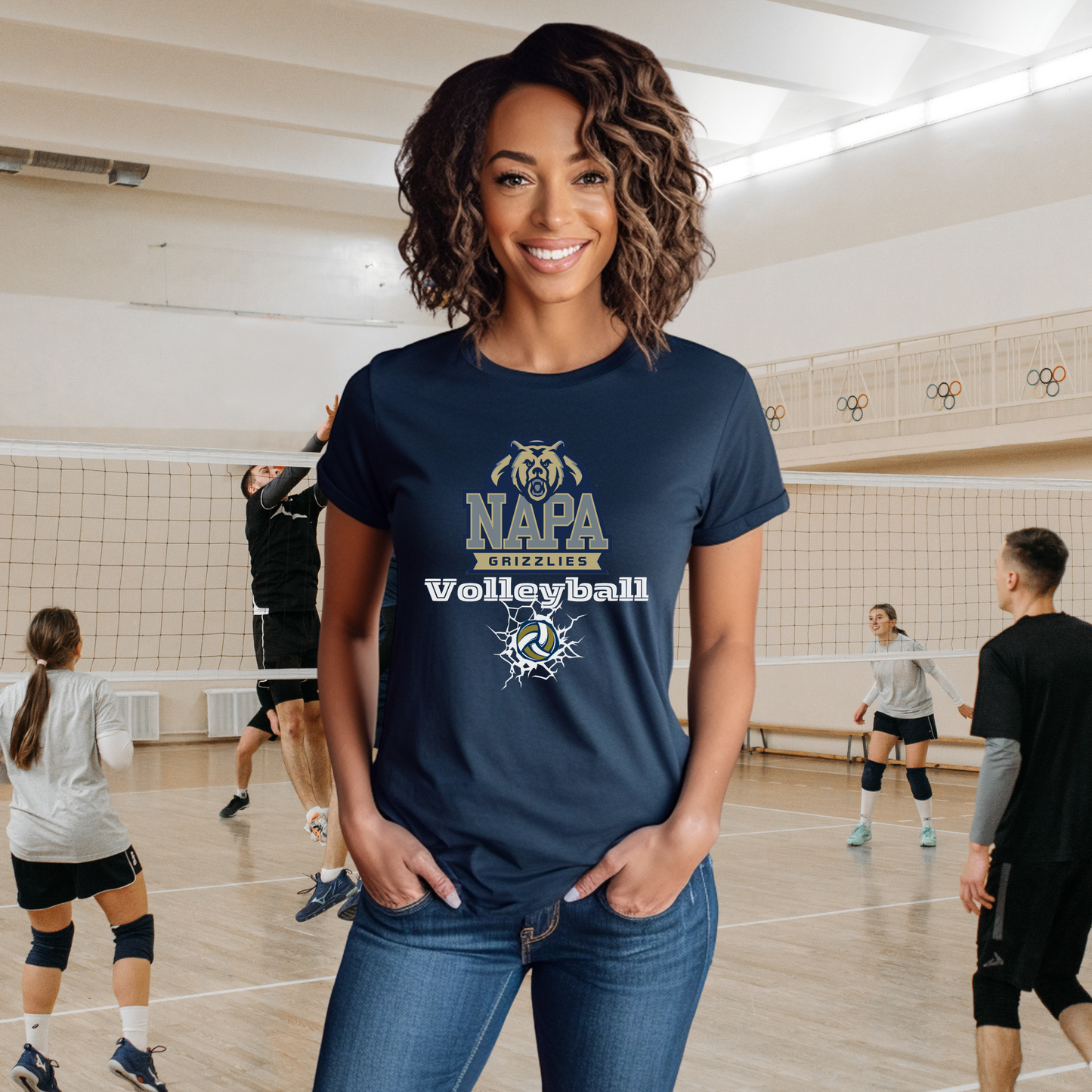 NHS Volleyball Ladies Tee