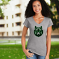 Nelda Mundy Ladies V-Neck Tee (Full Front Print)