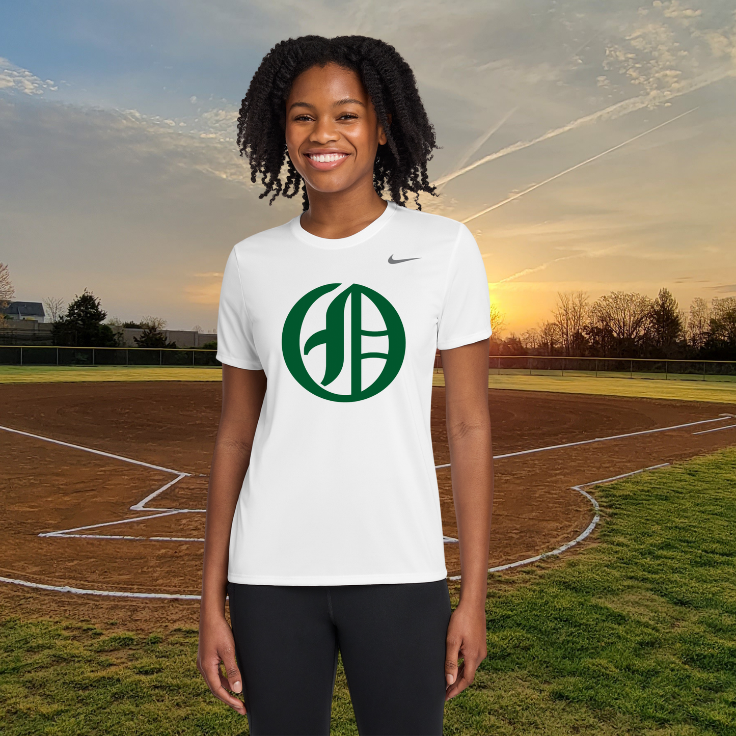GA Logo Nike Ladies rLegend Tee