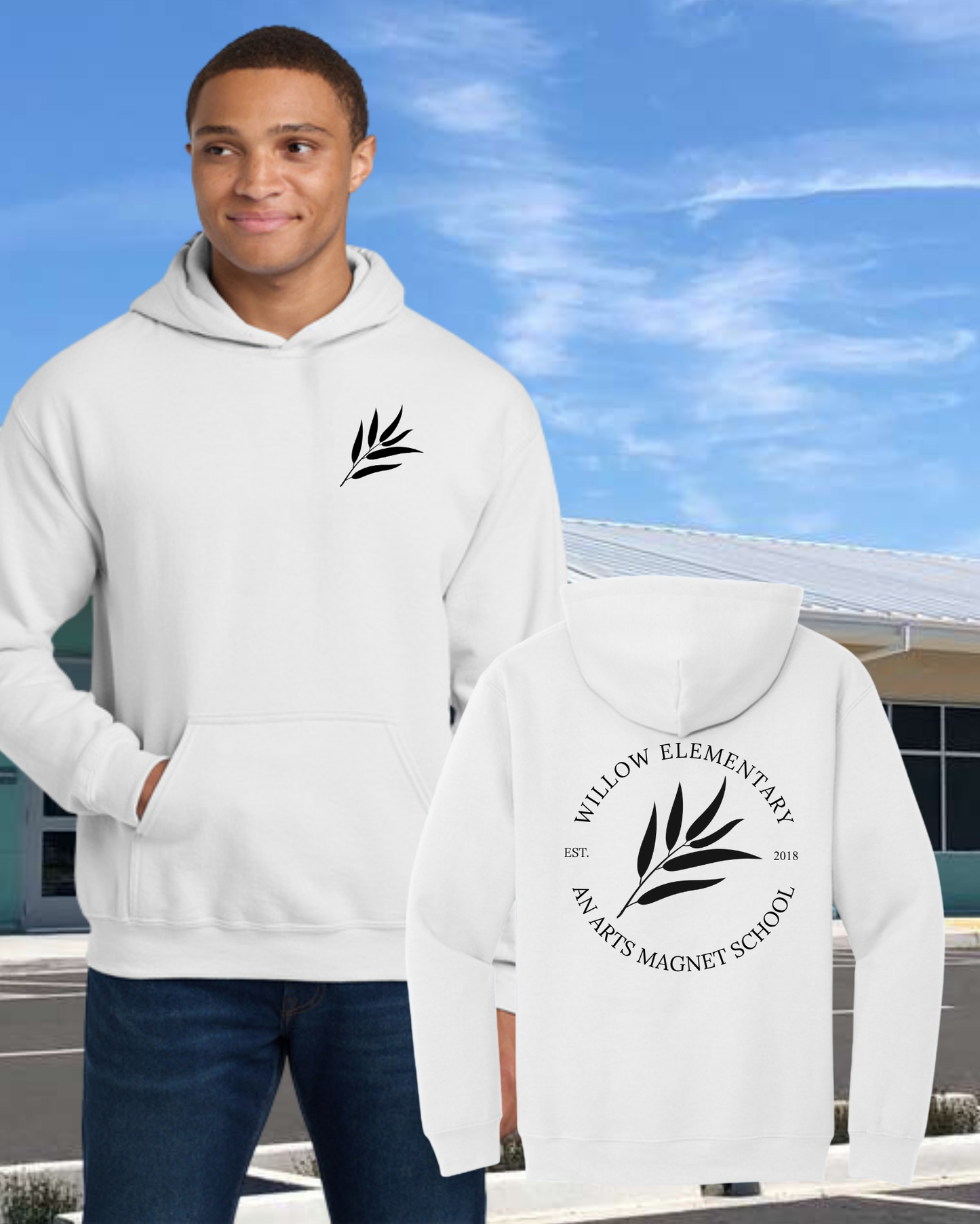 Willow Arts Magnet F&B Est. 2018 Hoodie