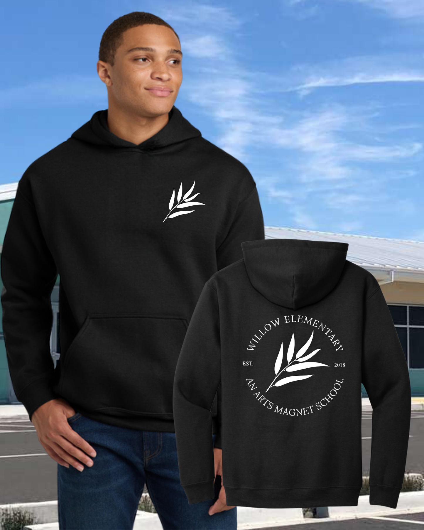 Willow Arts Magnet F&B Est. 2018 Hoodie