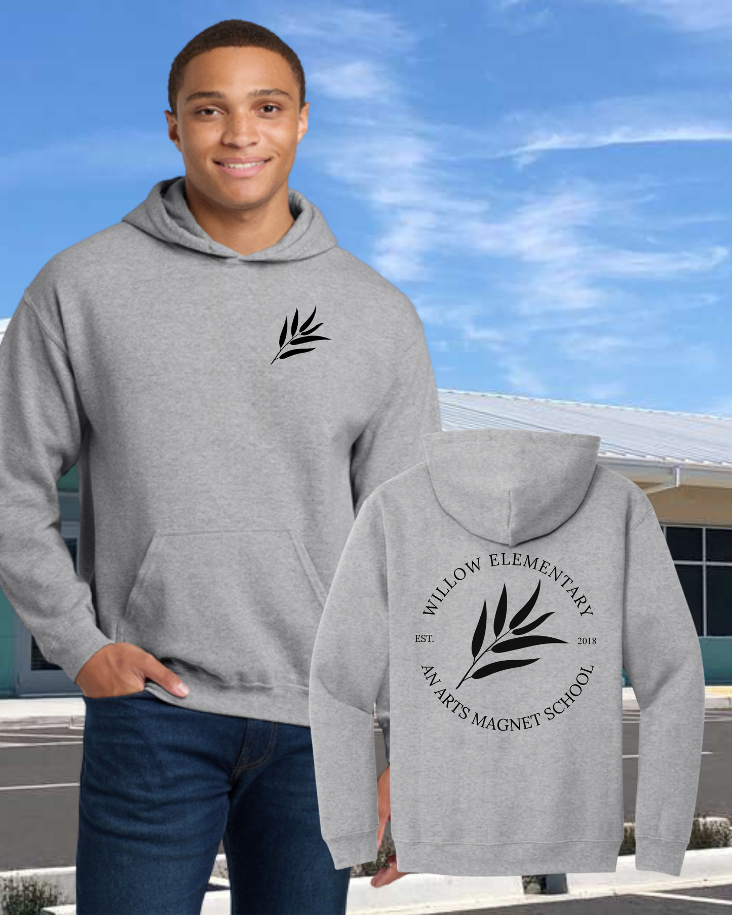 Willow Arts Magnet F&B Est. 2018 Hoodie