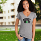 Nelda Mundy Ladies V-Neck Tee (Full Front Print)