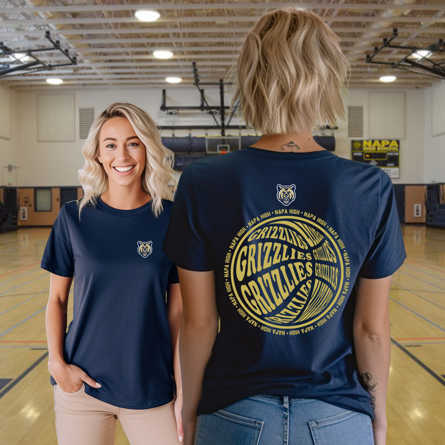 Unisex Grizzlies Basketball Tee