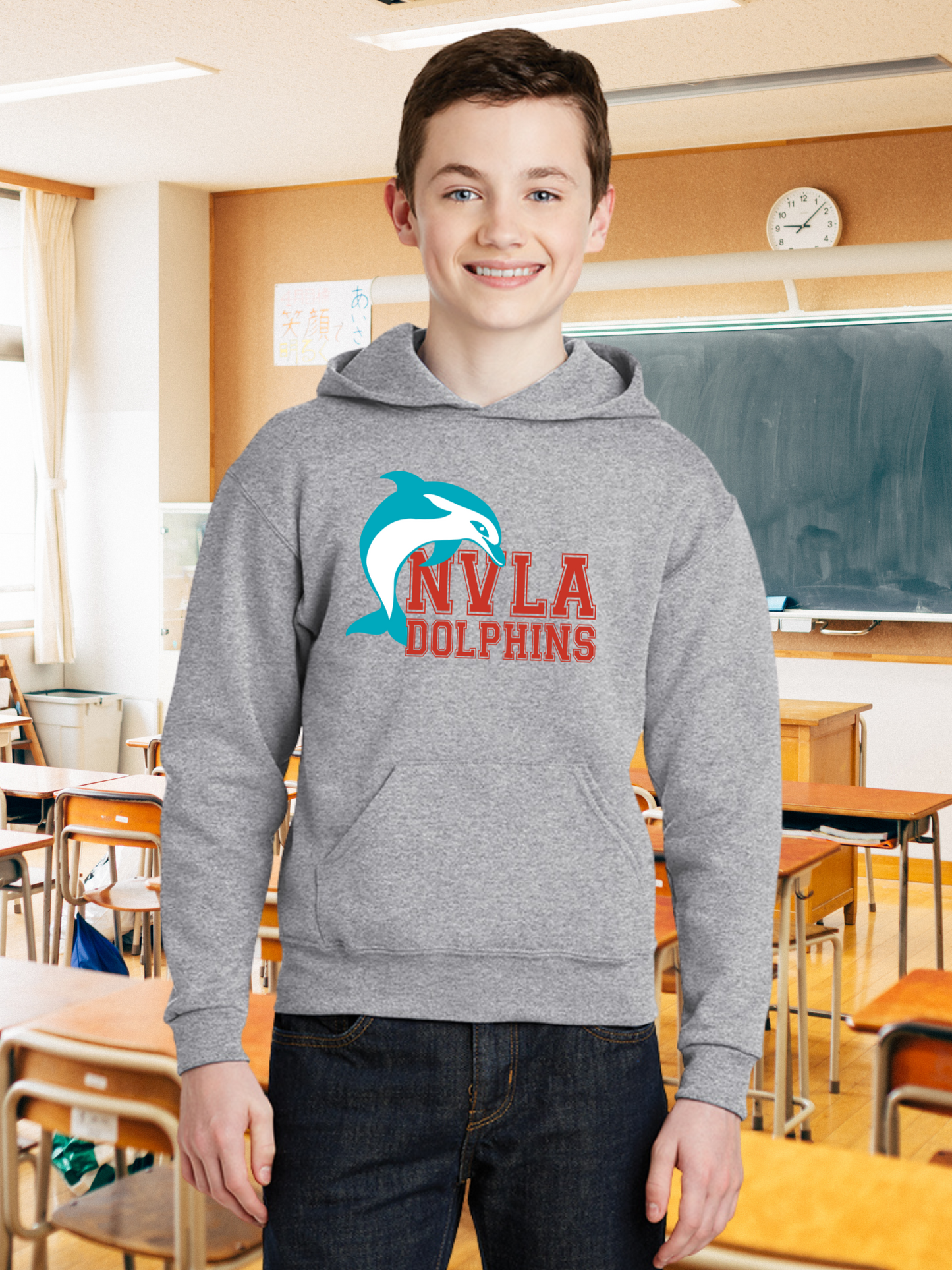 NVLA Dolphins Youth Hoodie