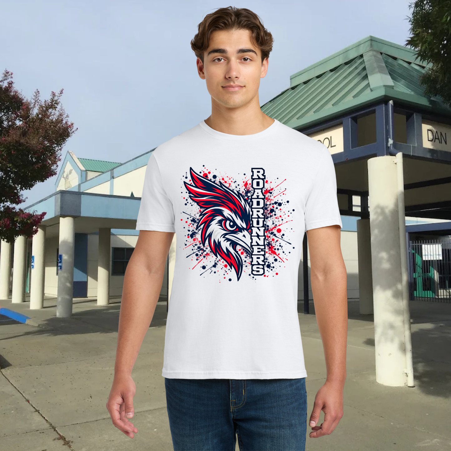 Roadrunner Color Splash Adult Unisex Tee
