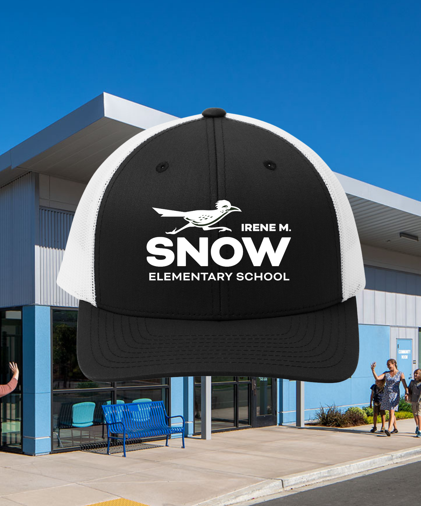 Snow Single Color Trucker Hat