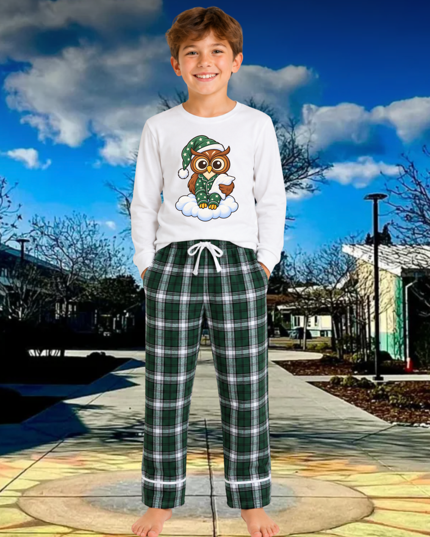 Willow Owl Youth Pajamas (Top)!