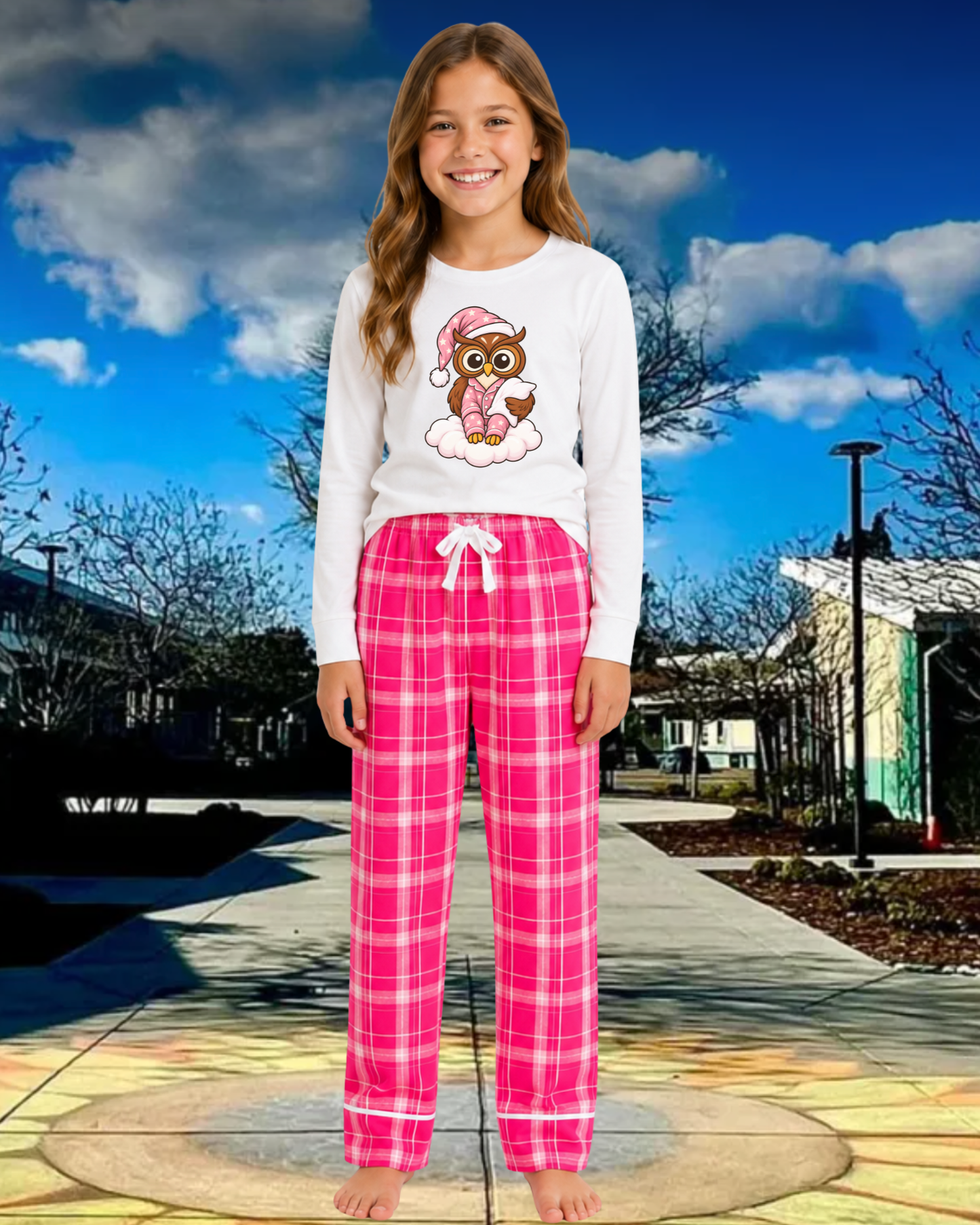 Willow Owl Youth Pajamas (Top)!