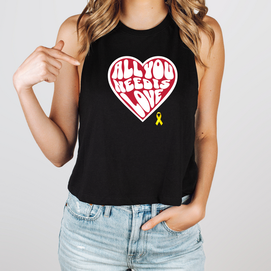 All You Need Is Love Crop Tank