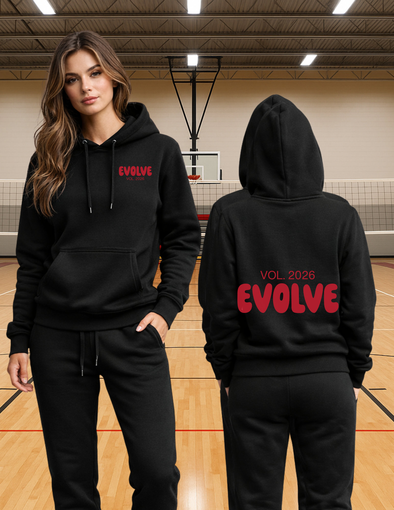 WHT FX Style Puff Print Evolve Hoodie – Fanwear Zone