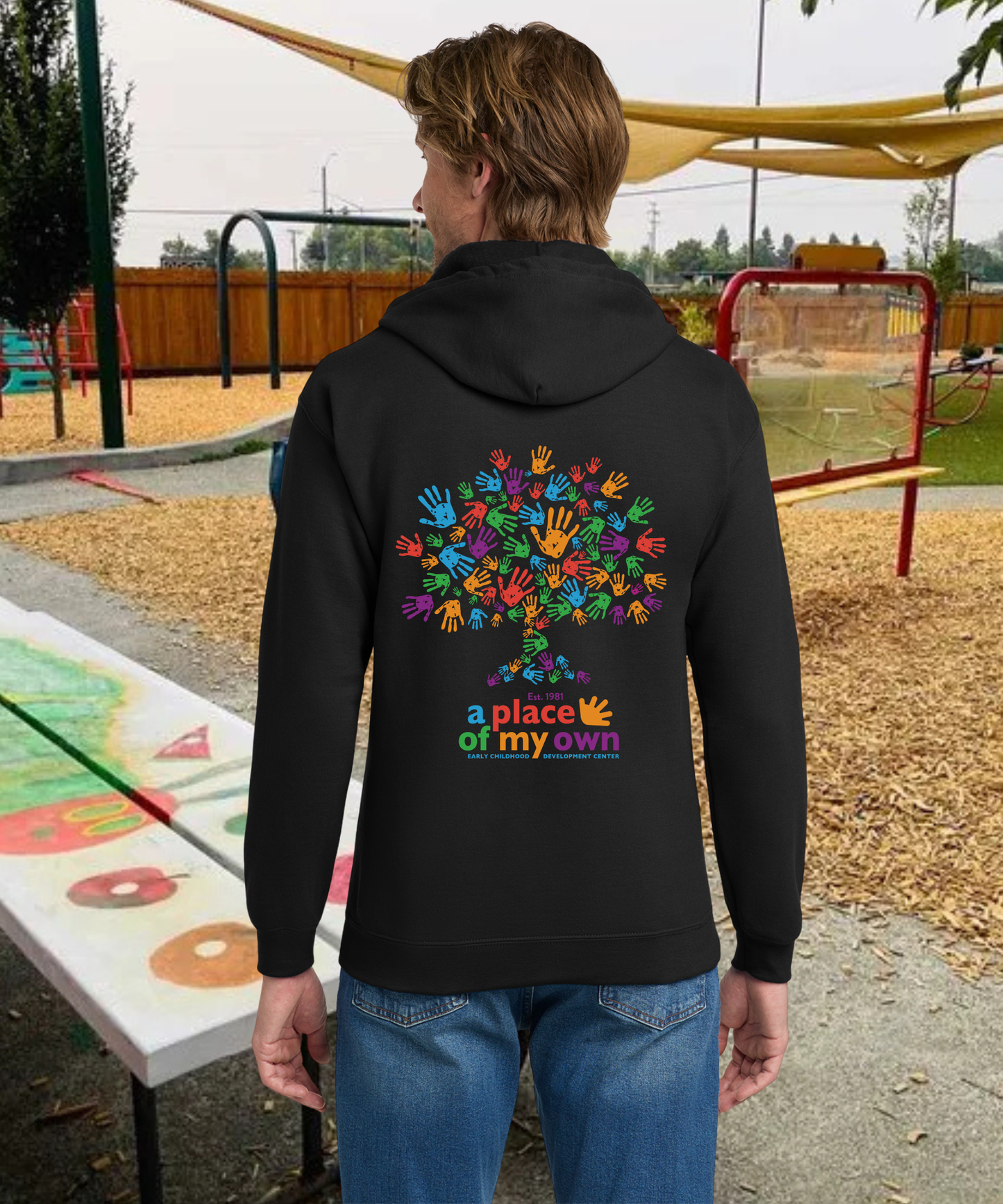 A Place of My Own Unisex Zip Up Hoodie (Back Only)