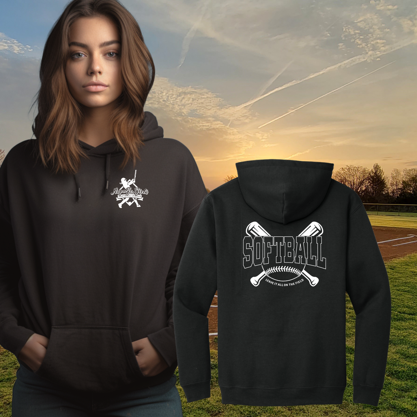 Leave It All On The Field 2026 Adult Hoodie
