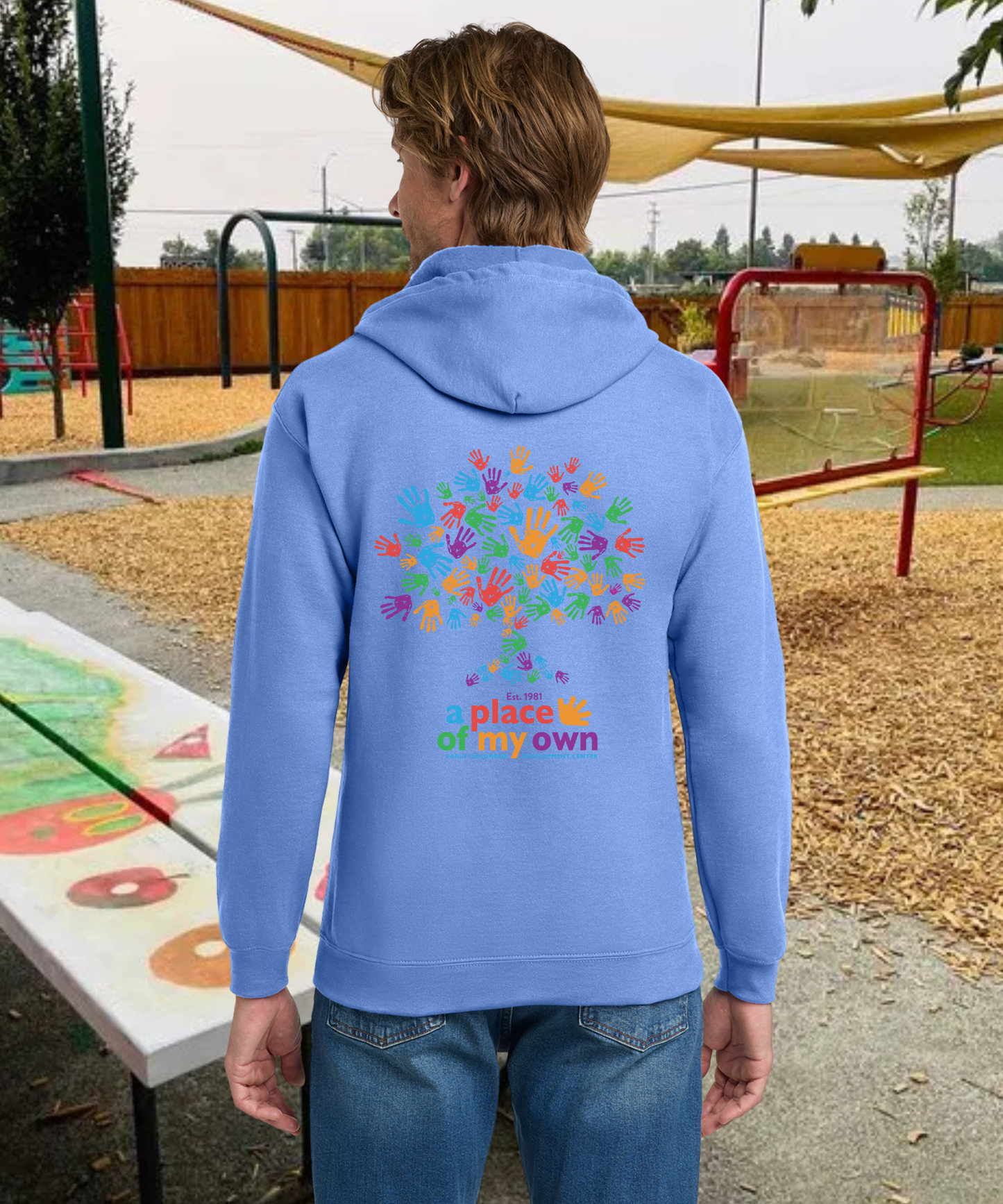 A Place of My Own Unisex Zip Up Hoodie (Back Only)