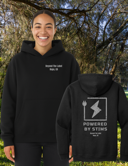 Powered by Stims Adult Hoodie