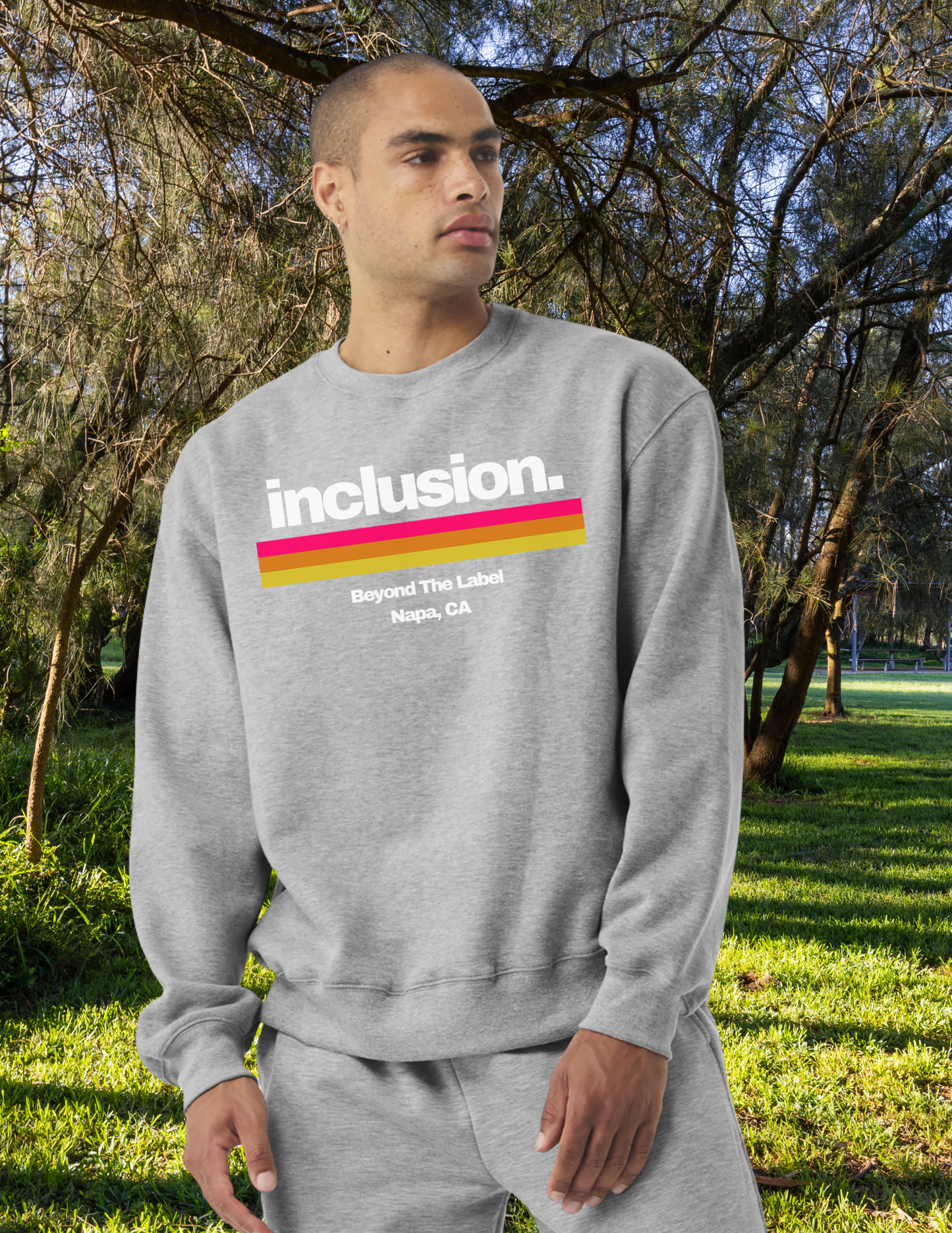 inclusion. Adult Crewneck Pullover