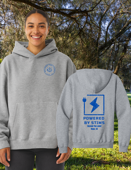 Powered by Stims Adult Hoodie