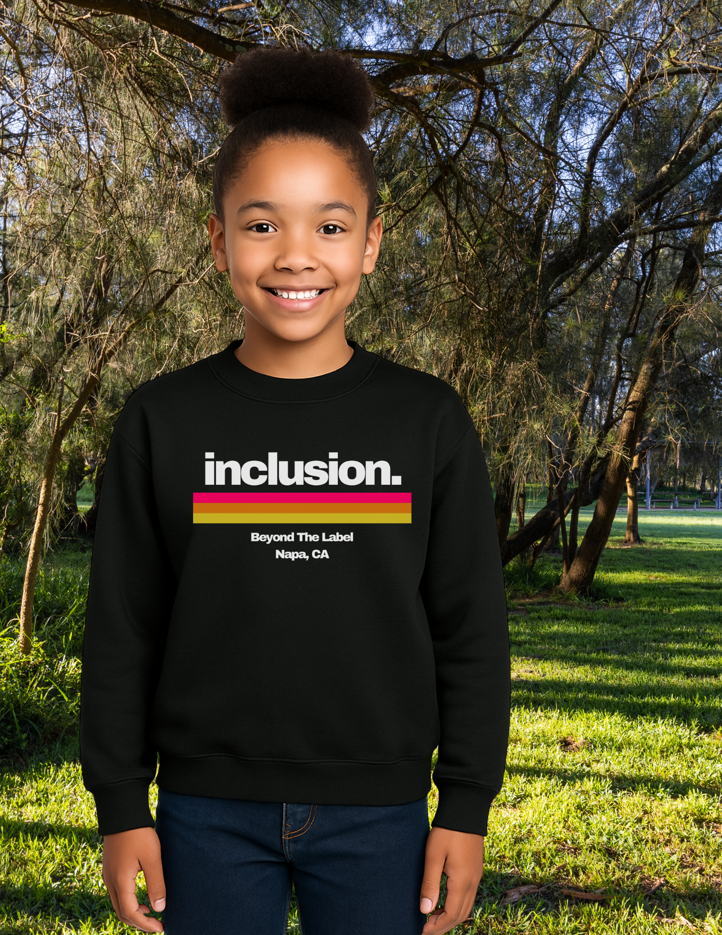 inclusion. Youth Crewneck Pullover