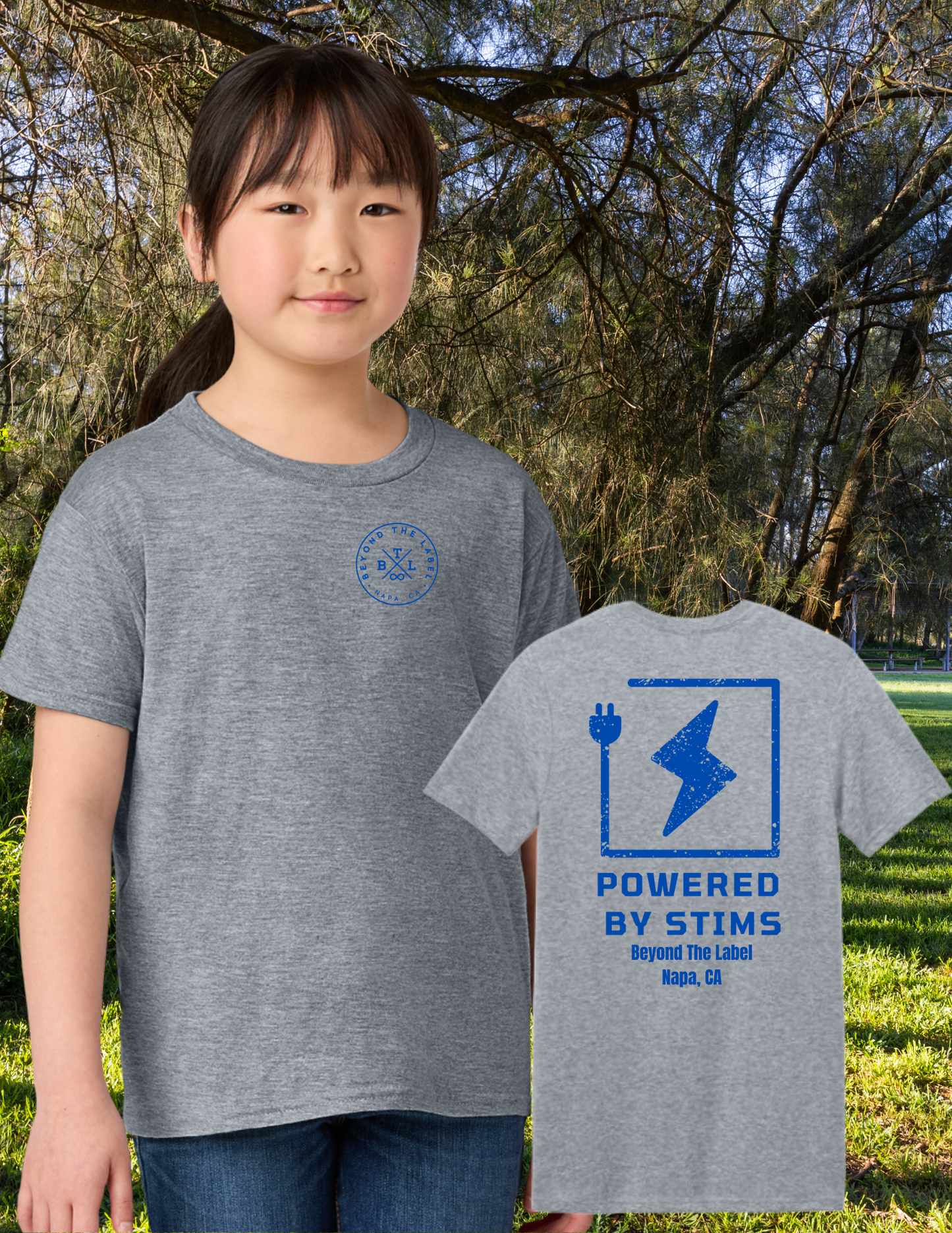 Powered By Stims Youth Tee