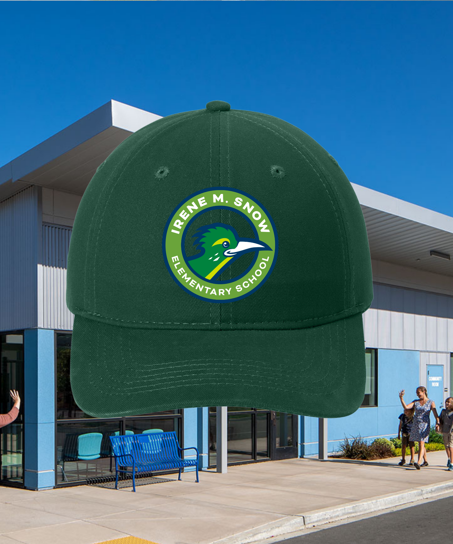 Snow Road Runner Dad Hat
