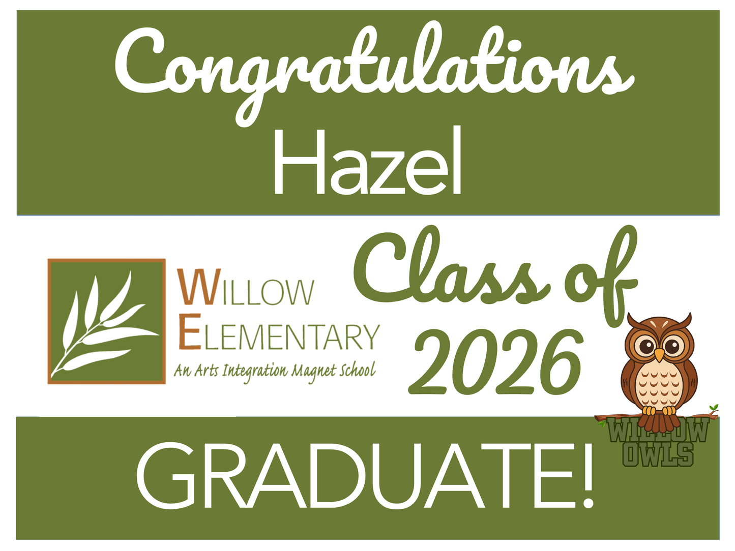 5th Grade Promotion Yard Signs!