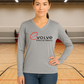 eVolve Ladies Vneck Athletic Style Long Sleeve