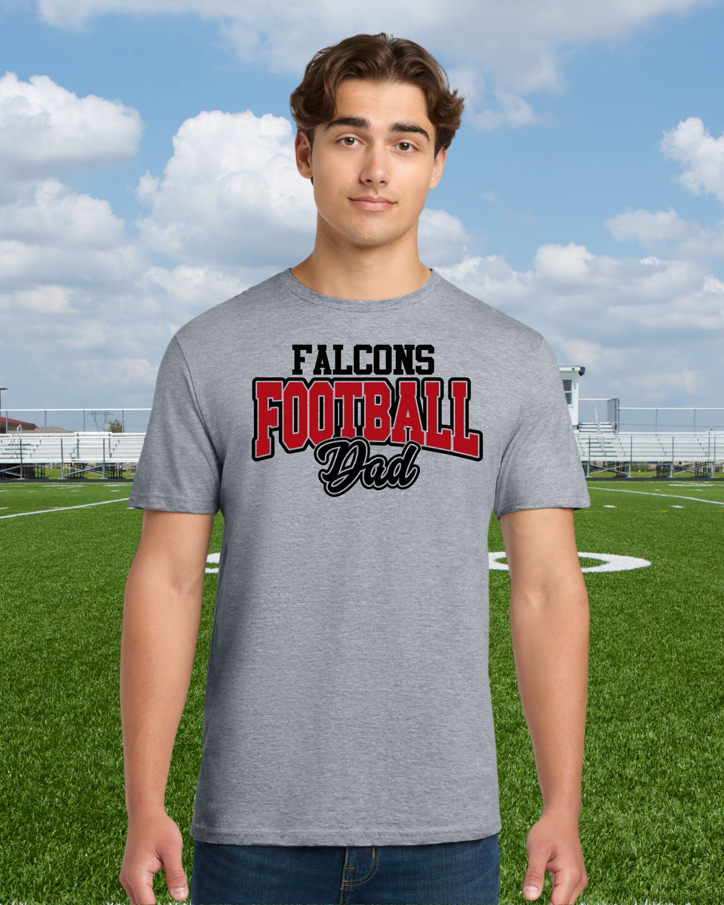 Fairfield Falcons Football Dad Tee