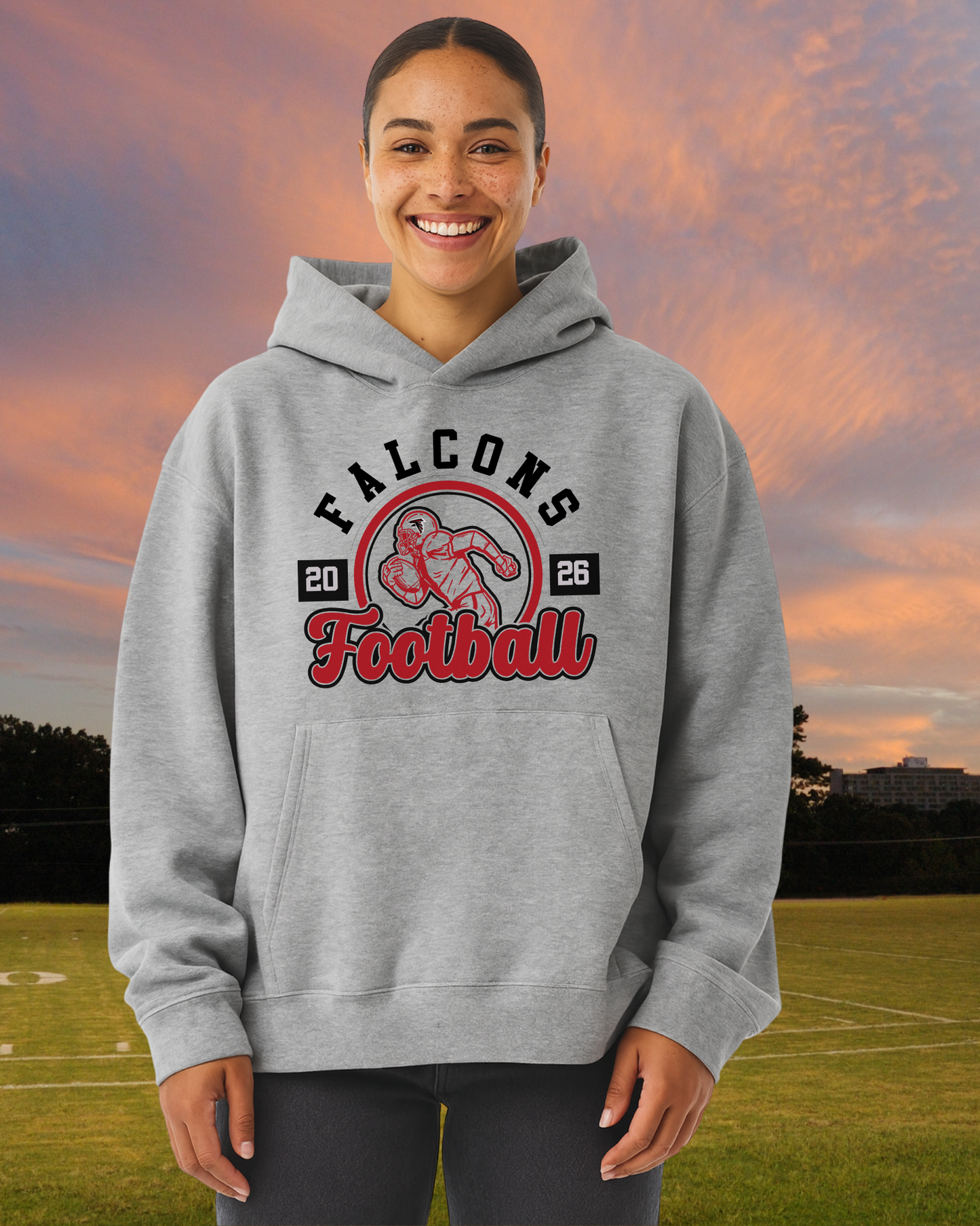Fairfield Falcons Football Unisex Hoodie