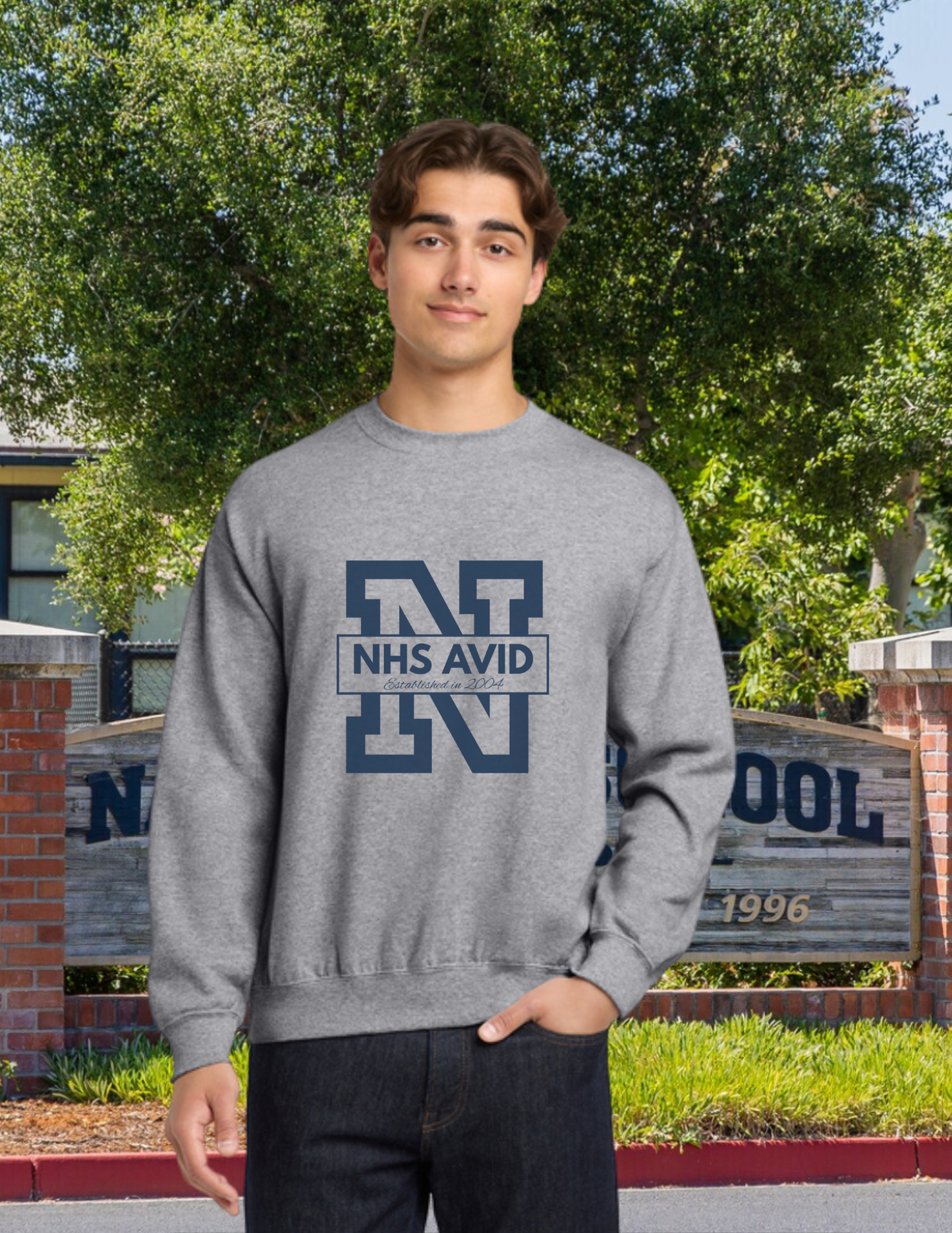 NHS Avid Plate Crewneck Pullover