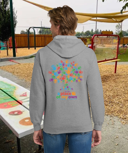 A Place of My Own Unisex Zip Up Hoodie (Back Only)