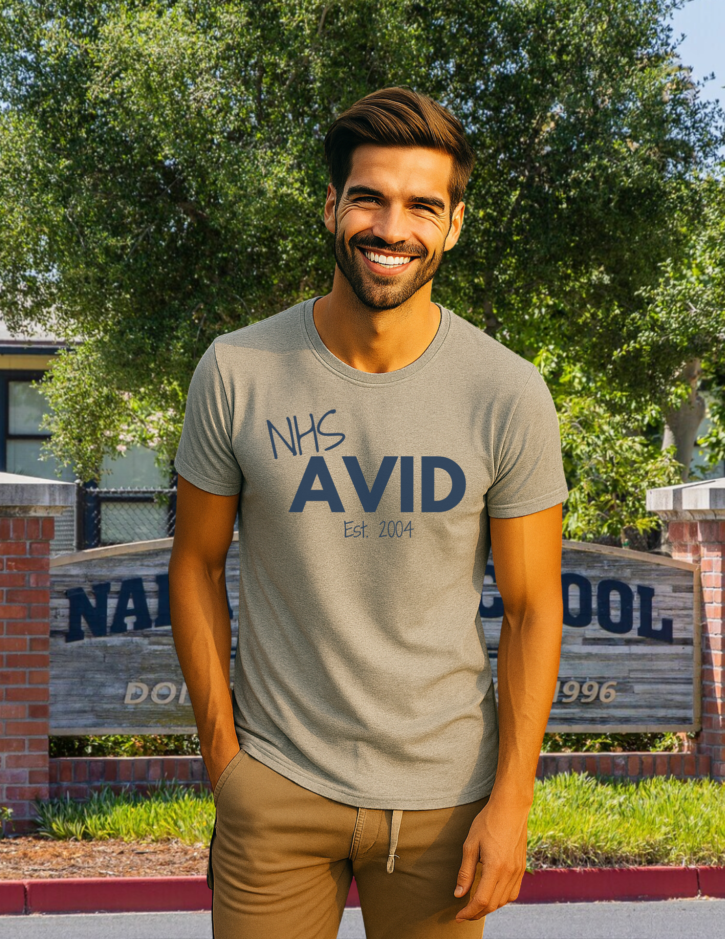 NHS Avid Freehand Unisex Tee